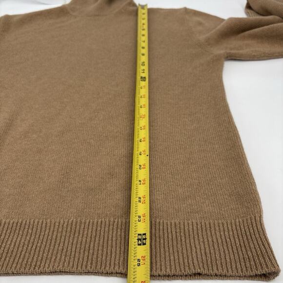 Ralph Lauren Purple Label Men's Cashmere Turtleneck Cashmere Sweater Tan Brown L - Picture 7 of 8